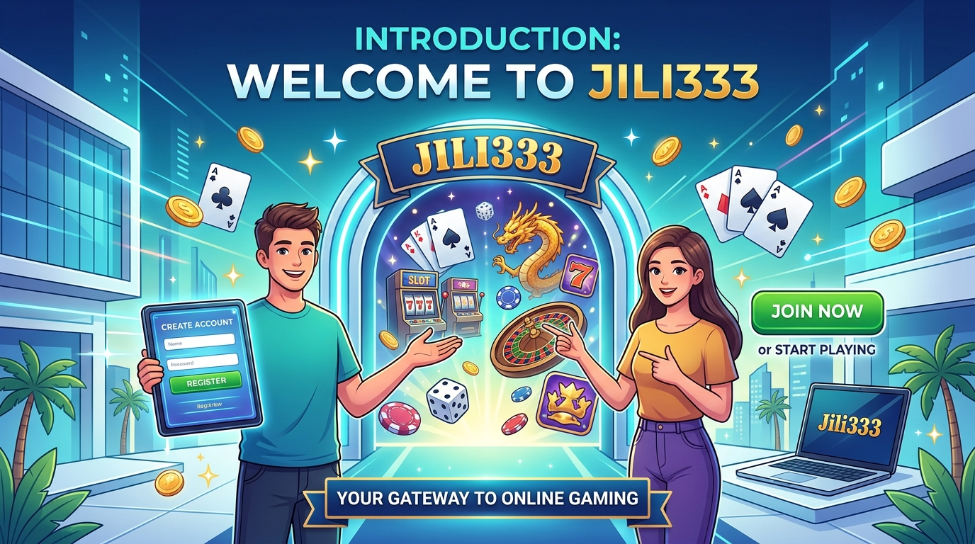 Jili 333 Register: Welcome to Jili333 – Your Gateway to Online Gaming