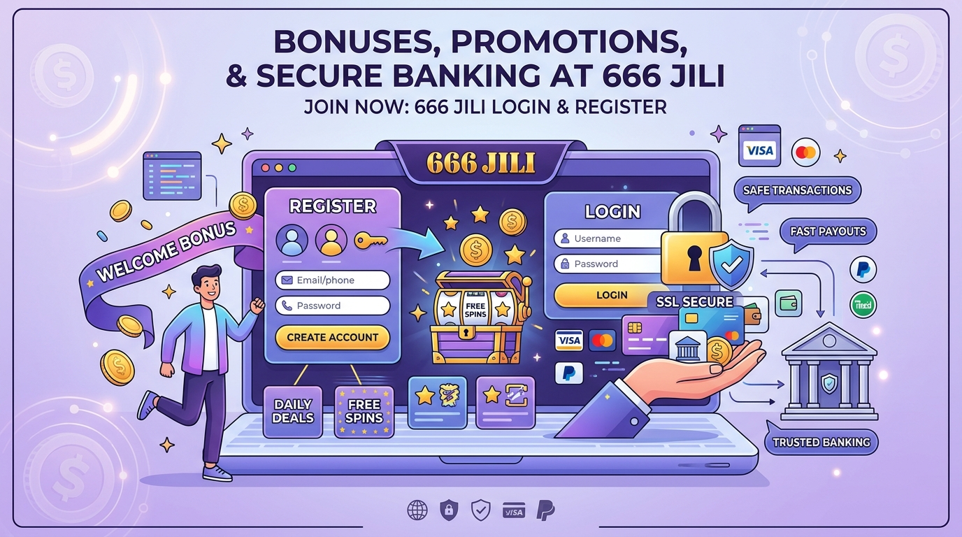 Bonuses, Promotions, and Secure Banking at 666 JILI