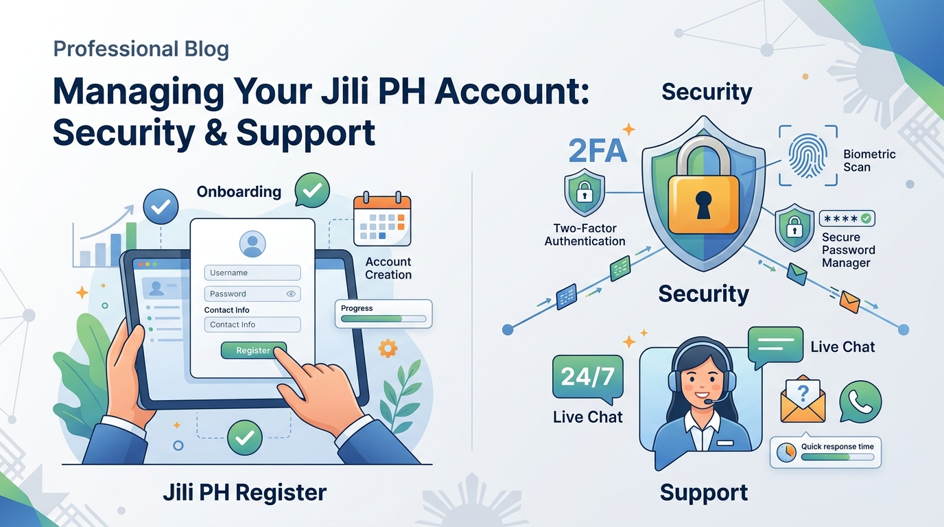 Managing Your Jili PH Account: Security & Support