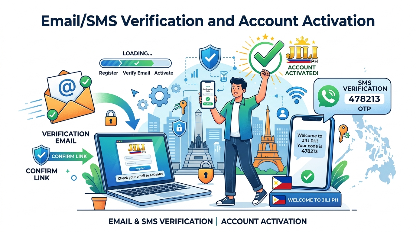 Email/SMS Verification and Account Activation